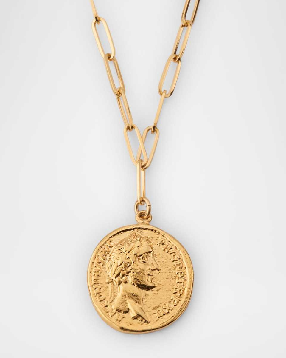 Small Coin Pendant Necklace